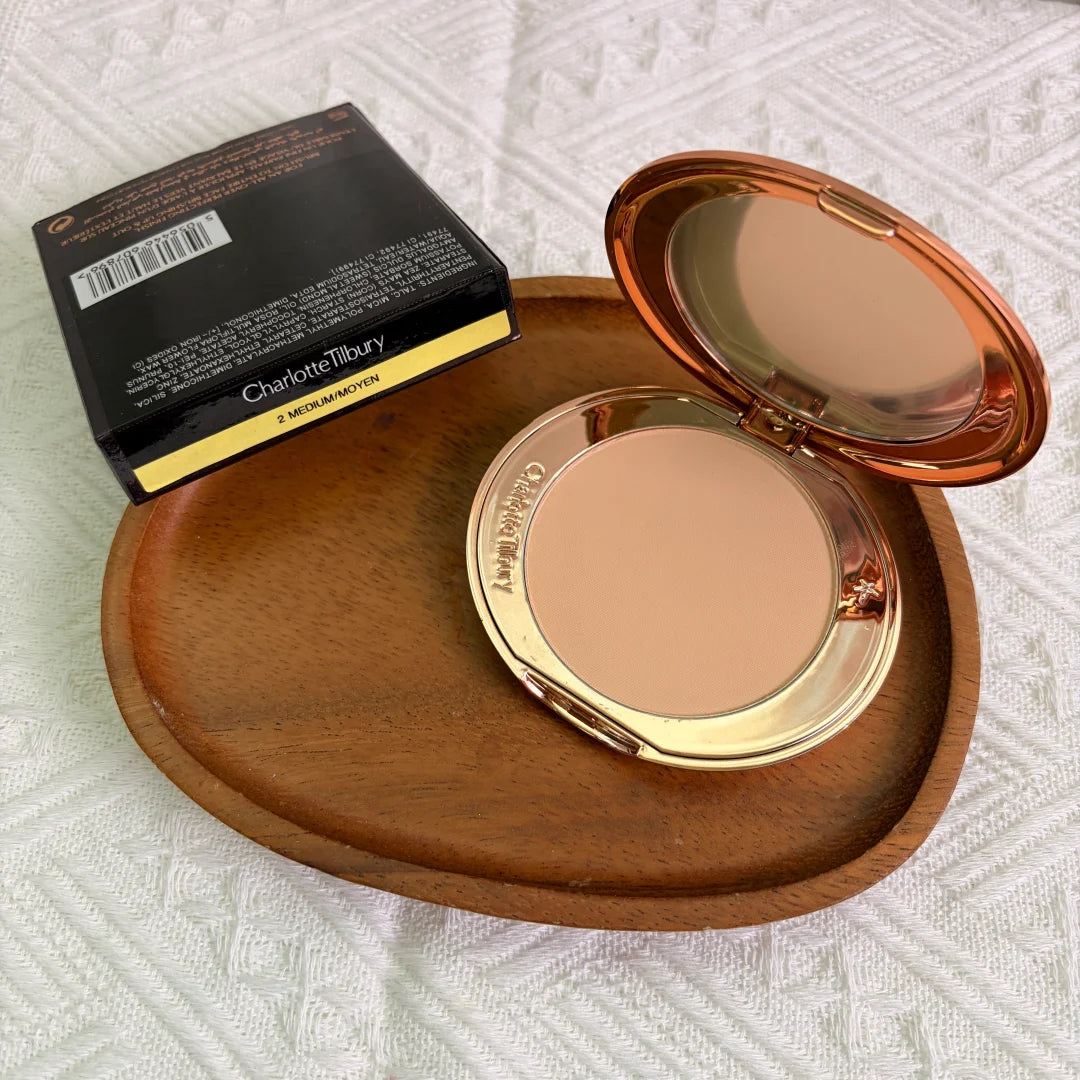 Charlotte Tilbury Powder Duo Blush with Moisturizing Oil | Makeup Powder Duo Blush Axl Medium