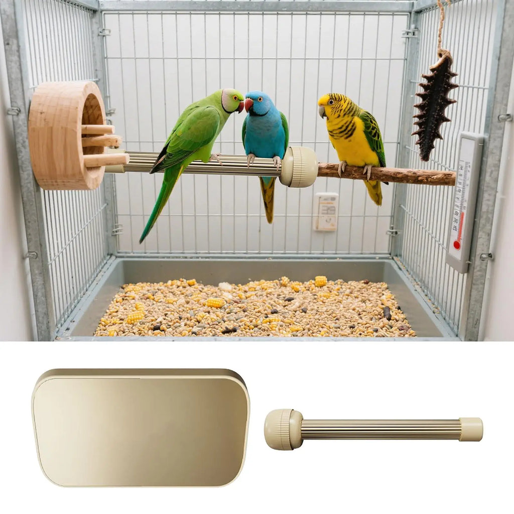 Bird Heating Perch & Cage Warmer – USB, Anti-Bite, Light-Free Bird Cage Heater Axl