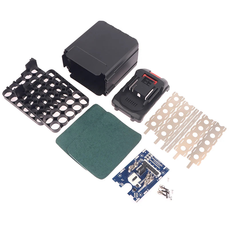 30-Cell 18650 Battery Shell & PCB Protection Circuit Board Set Battery Protection Board Axl