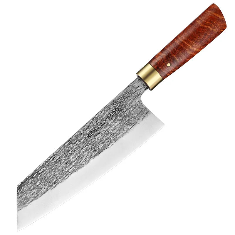 XUAN FENG Hand Forged Chef's Knife – D2 Steel, Wood Handle Chef's Knife Axl