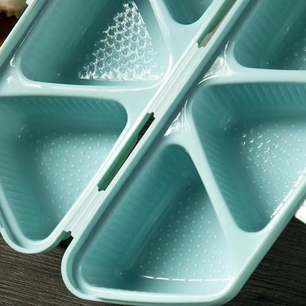 Triangle Onigiri Mold & Bento Box – 3-Grid Rice Ball Maker Onigiri Rice Mold Axl