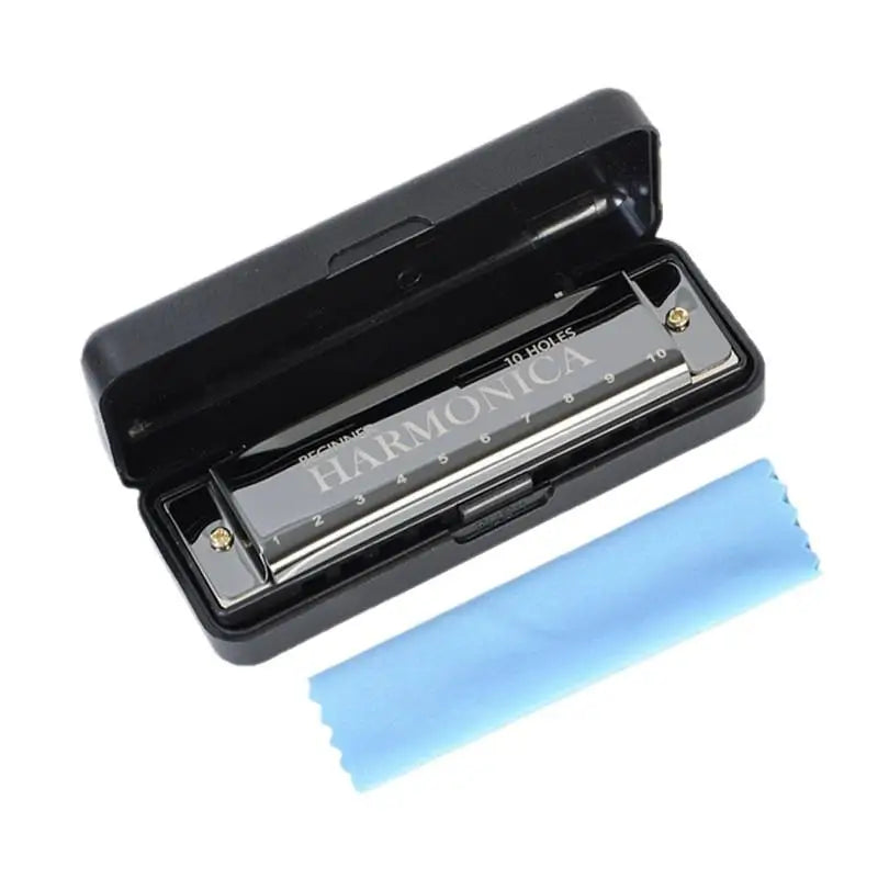 10-Hole Harmonica Key of C with Case | Beginner Gift Beginner Harmonica Axl