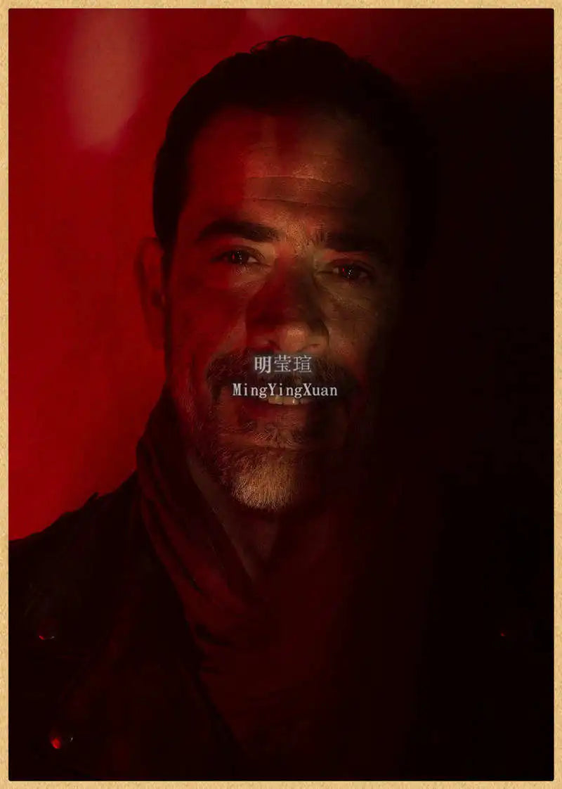 Walking Dead Vintage Kraft Paper Poster | Retro Wall Art Decor