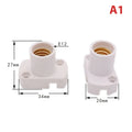 E12 E14 E17 Mini Screw Lamp Holder Light Bulb Socket Adapter Lamp Socket Adapter Axl No plug A1
