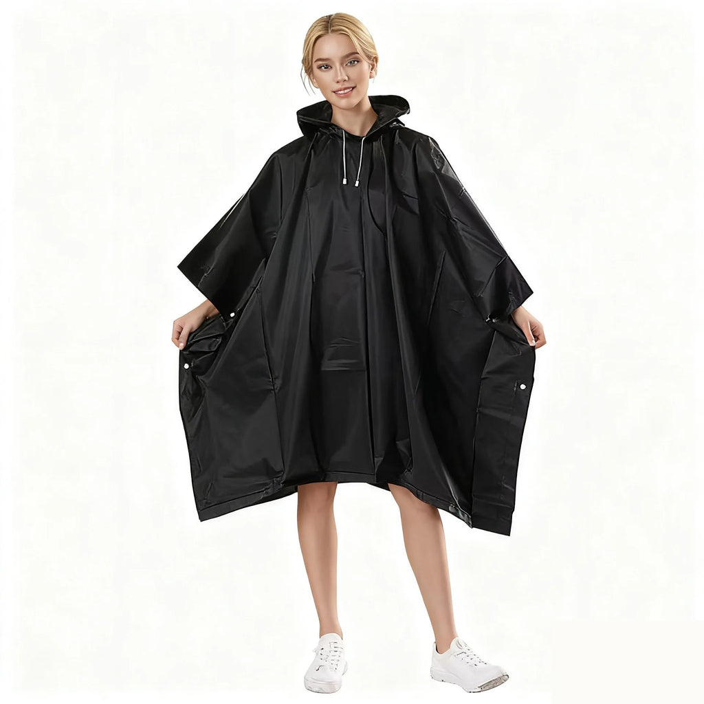 3-in-1 Waterproof Rain Poncho – Hooded Outdoor Raincoat Rain Poncho Axl