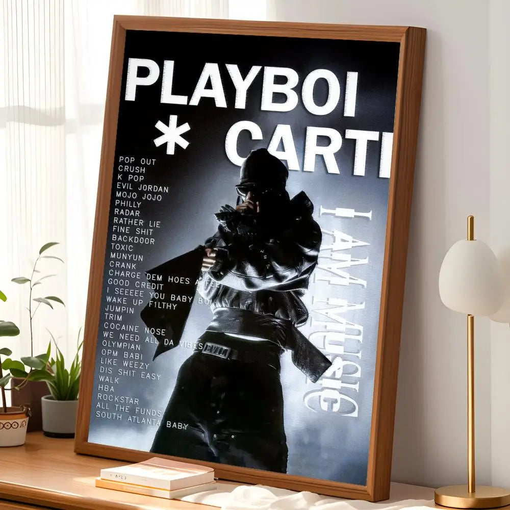 Playboi Carti Opium HD PVC Wall Poster – Peel & Stick Wall Art Poster Axl