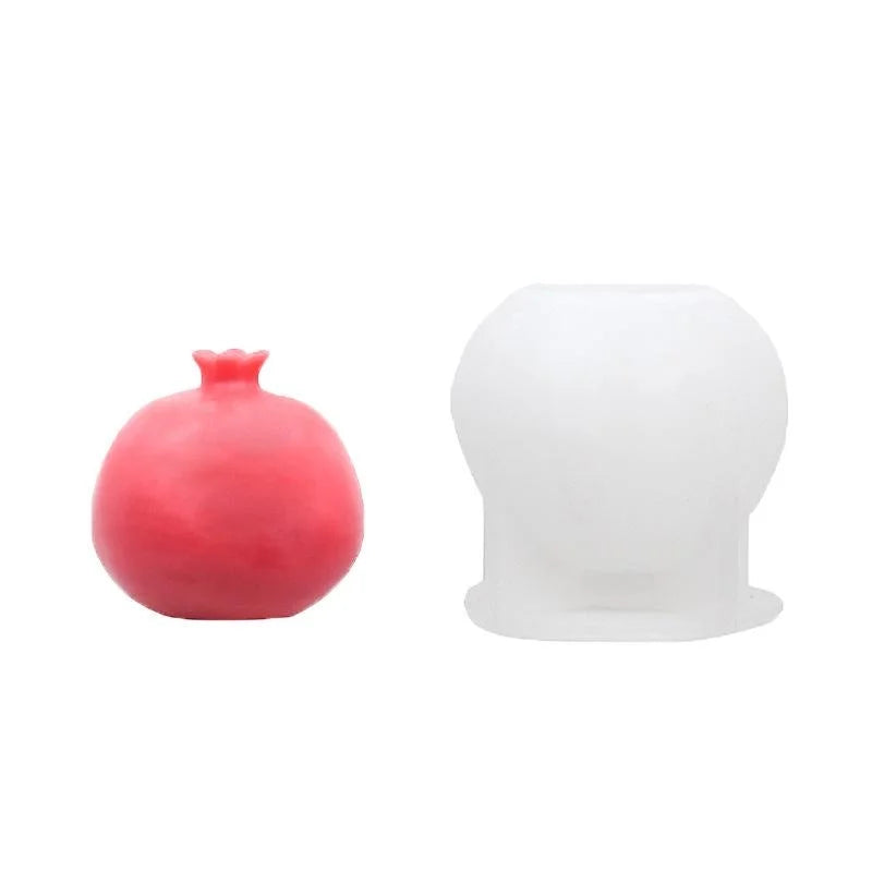 Pomegranate Silicone Candle Mold – DIY Soap & Plaster Craft Silicone Craft Mold Axl 1