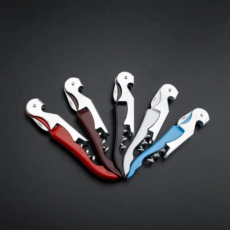 Stainless Steel Corkscrew & Bottle Opener – Multifunction Bar Tool Corkscrew Bottle Opener Axl
