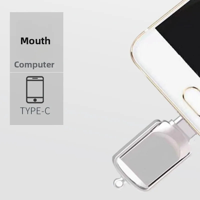 2-in-1 USB Type-C Flash Drive 32GB 64GB 128GB Metal Dual USB Flash Drive Axl