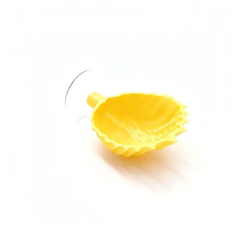 Shell-Shaped Betta Feeding Dish with Suction Cup | Fish Tank Aquarium Feeding Dish Axl Q