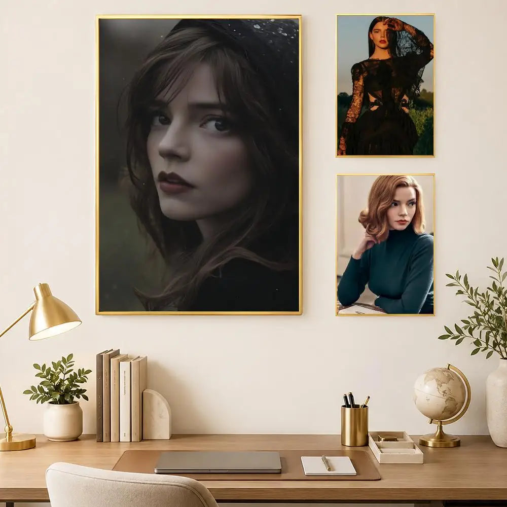 Anya Taylor-Joy HD Wall Poster – Self-Stick Waterproof Art Wall Art Poster Axl