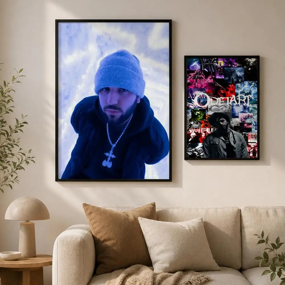 O-Odetari Waterproof PVC Wall Poster – Peel & Stick HD Art Wall Art Poster Axl