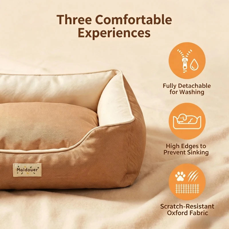 KEMORELA All-Season Pet Bed for Cats & Dogs | Cozy Mat Pet Nesting Bed Axl