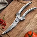 Multi-Functional Kitchen Scissors – Non-Slip BBQ & Bone Shears Kitchen Scissors Axl Scissors-Silvery
