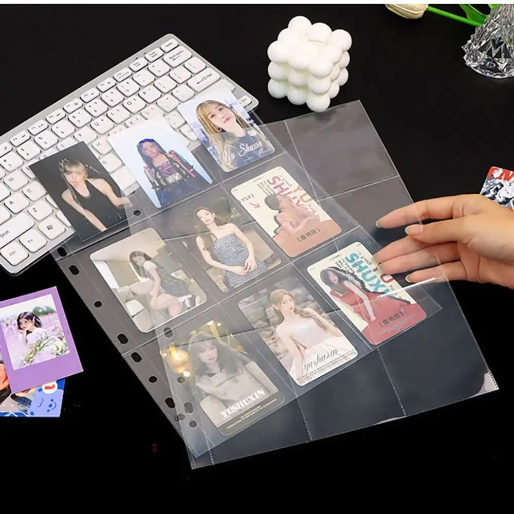 A4 Kpop Binder Refill Sheets – 10 Pc Multi-Pocket PP Sleeves Binder Refill Sleeves Axl