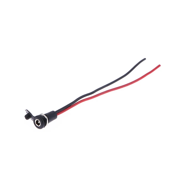 DC Power Female Connector 5.5×2.1 & 5.5×2.5mm Socket with Cable DC Power Connector Axl D2.5