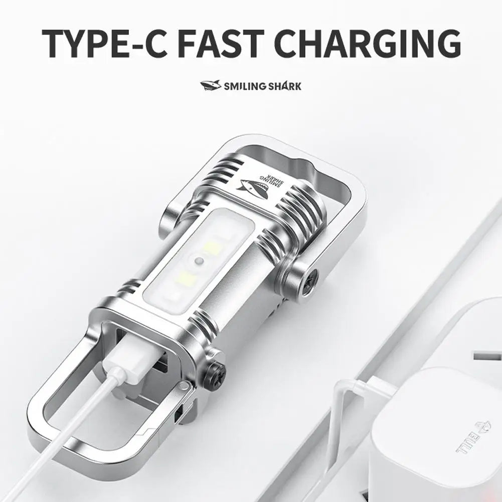 Rechargeable COB Keychain Flashlight – 7-Mode IPX4 Waterproof Keychain Flashlight Axl