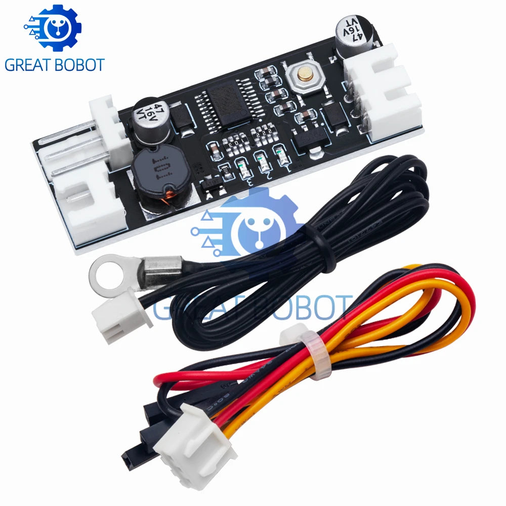 12V PWM Fan Speed Controller 2/4 Wire NTC Temperature Control Fan Speed Controller Axl