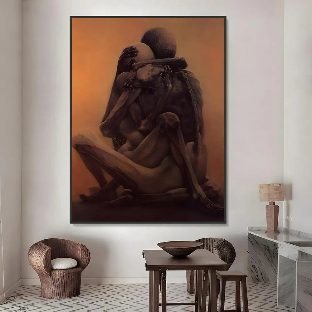 Zdzisław Beksiński Art Stickers – HD Waterproof Wall Decor