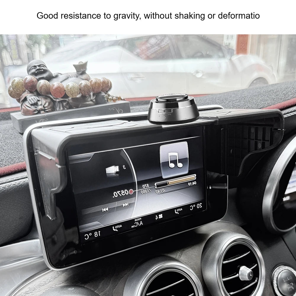 Car GPS Screen Sun Visor – Universal Anti-Glare Shield 7–12" GPS Screen Visor Axl