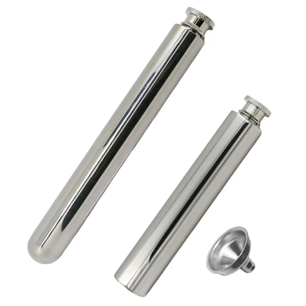 Stainless Steel Tubular Hip Flask 55ml 60ml – Mini Wine Pot Hip Flask Axl