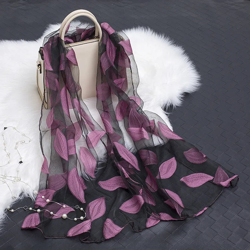Women's Elegant Long Chiffon Scarf – Shawl, Hijab & Wrap Chiffon Scarf Wrap Axl