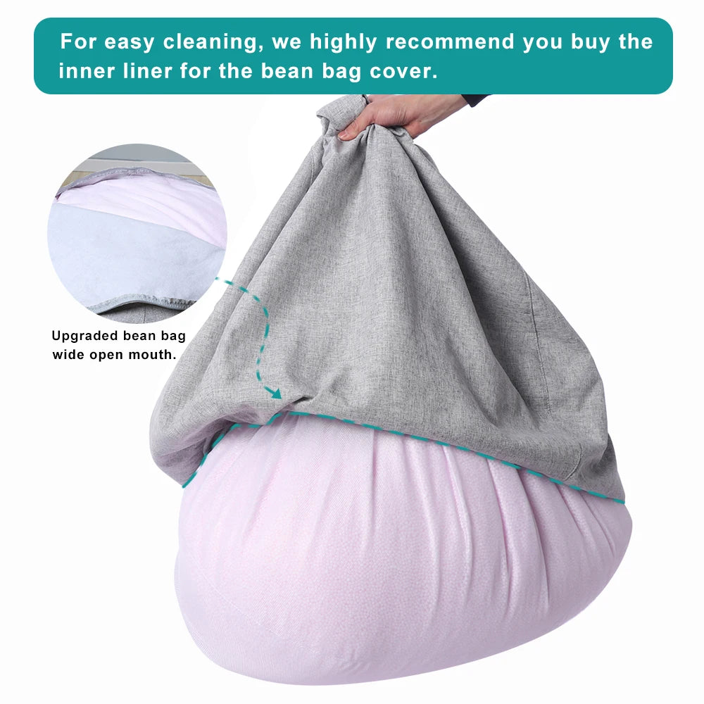 Bean Bag Inner Liner Zipper Insert Cover No Filler S–XL Bean Bag Liner Axl