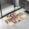 Diatomite Bath Mat – Quick Dry Anti-Slip Friends TV Design Diatomite Bath Mat Axl White1 30x45cm