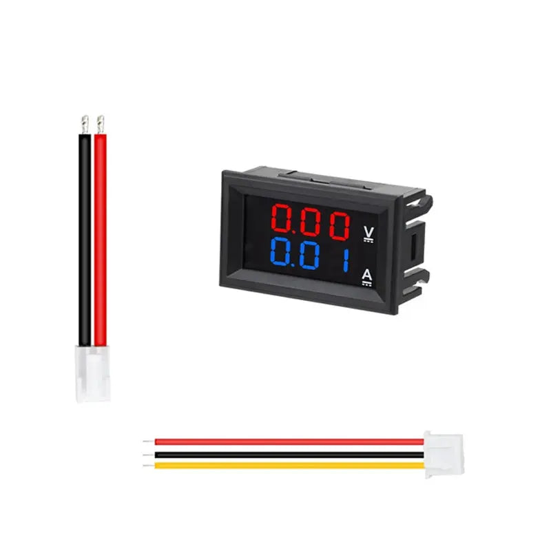 DC 0-100V 10A Digital Voltmeter Ammeter Dual LED Panel Gauge Digital Panel Meter Axl