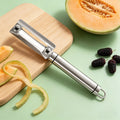 Stainless Steel Peeling Knife – Sugarcane, Pineapple & Veg Kitchen Peeling Knife Axl Peeler-Silvery