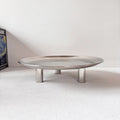 Stainless Steel Round Storage Tray | Modern Minimalist Organizer Storage Tray Axl Medium