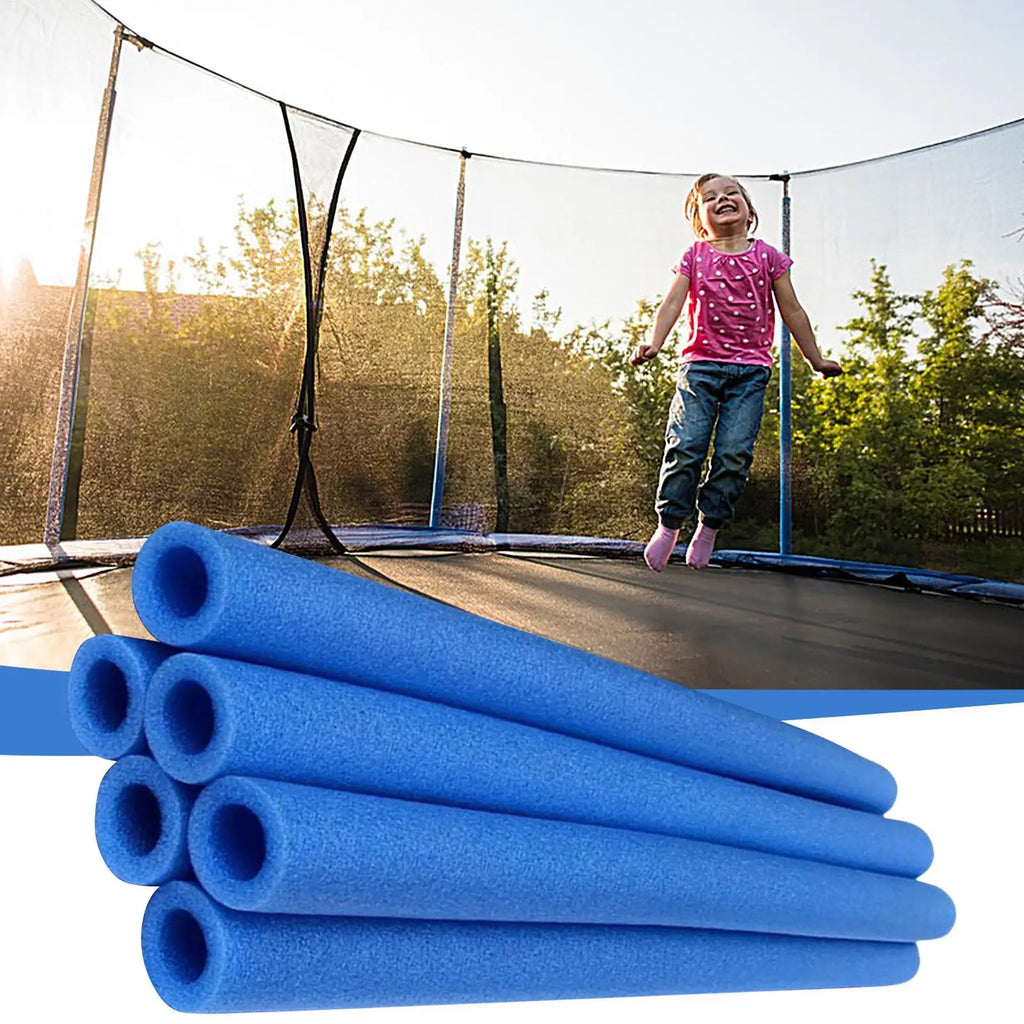 6-Pack Trampoline Foam Pole Protector Sleeves | PE Foam Covers Trampoline Pole Covers Axl