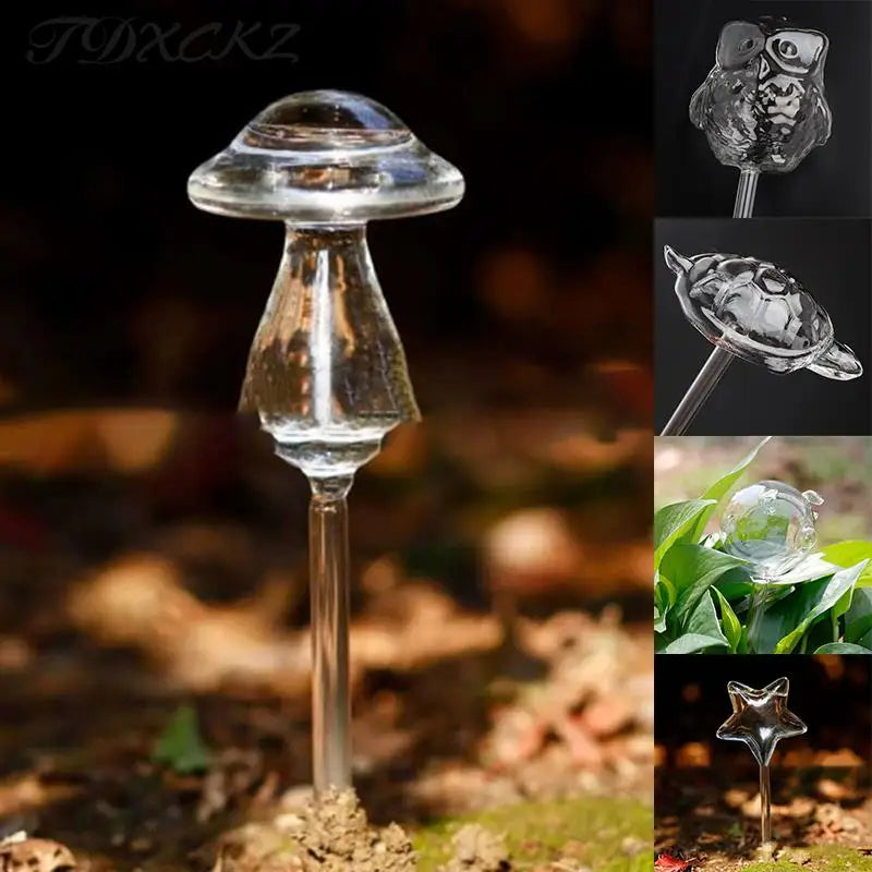 Glass Self-Watering Plant Feeder | Automatic Drip Irrigation Plant Watering Device Axl