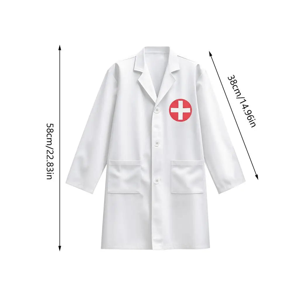 Kids Doctor Costume Dress-Up Set | Ages 3–8 | Machine Washable Kids Dress-Up Costume Axl Height 110cm