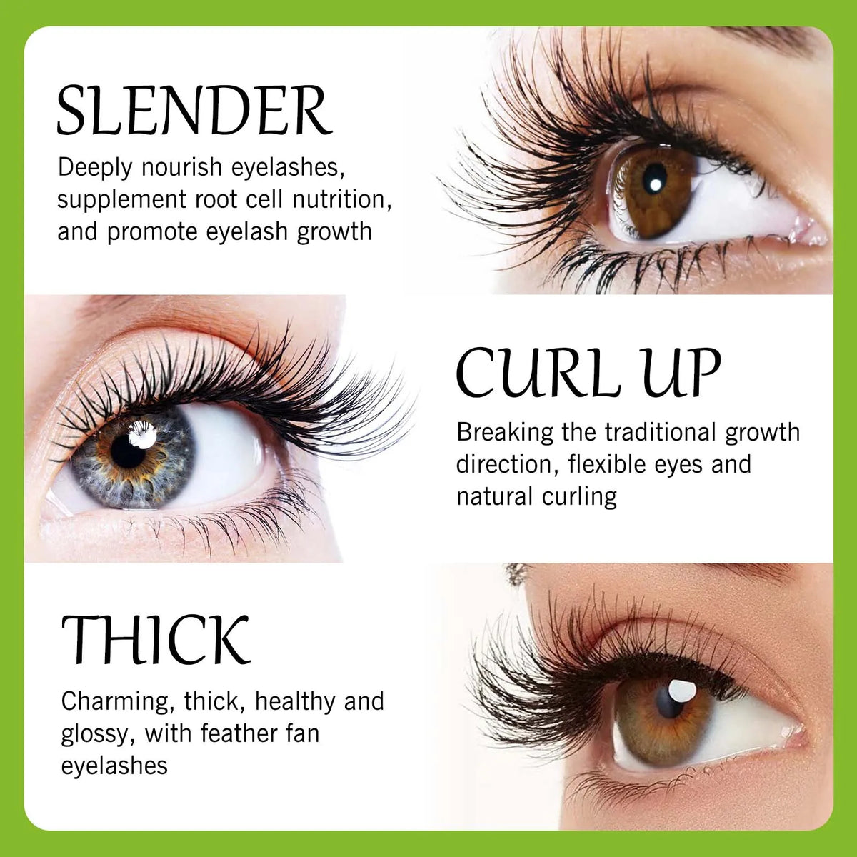 Black Castor Oil Lash & Brow Serum – Thickening Growth Oil 10ml Lash & Brow Serum Axl
