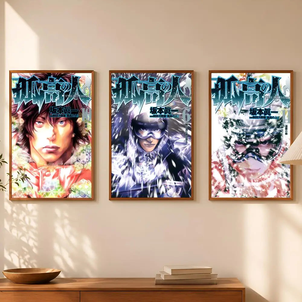 The Climber Manga Poster – Self-Stick HD Waterproof Wall Art Wall Art Poster Axl