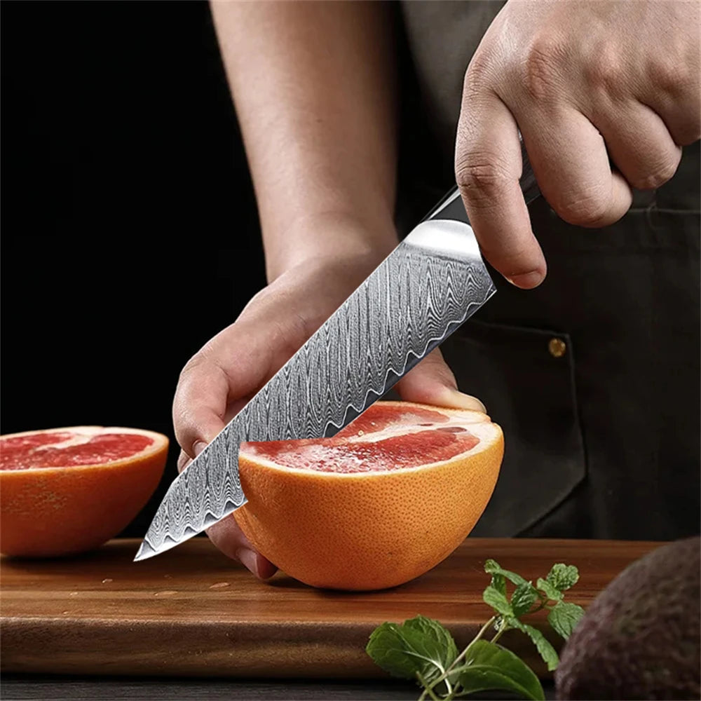 67-Layer Damascus Steel Chef Knife Set – 1, 2 or 3 Piece Damascus Kitchen Knife Set Axl