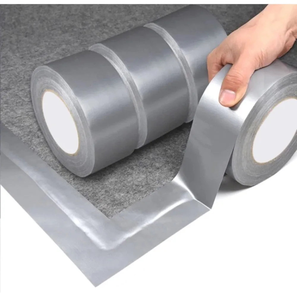 High-Temp Aluminum Foil Fiberglass Cloth Tape – Duct Repair Aluminum Foil Tape Axl