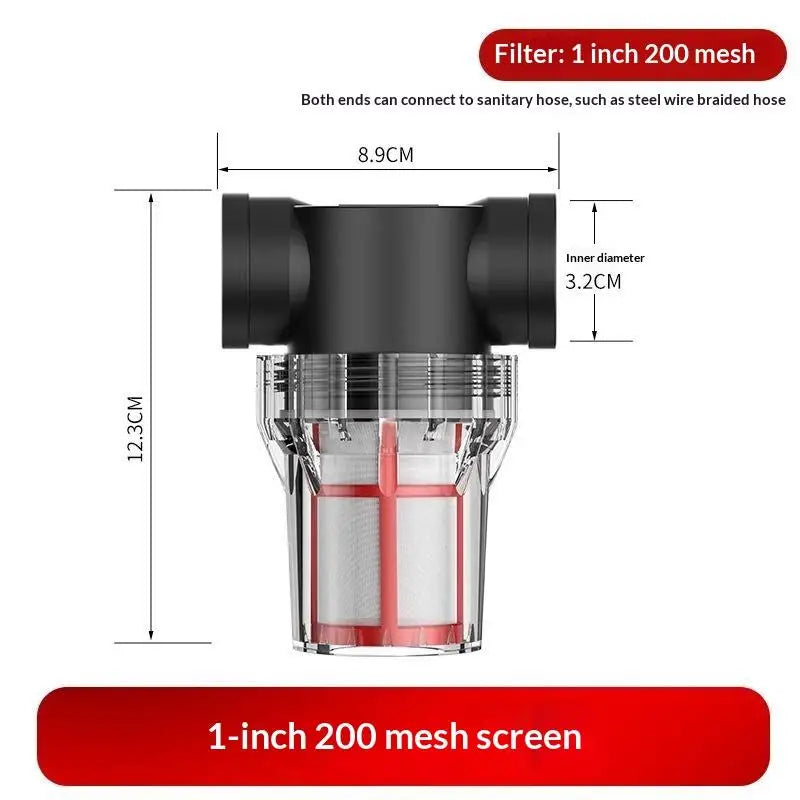 Garden Irrigation Prefilter 1/2" 3/4" 1" | Drip & Sprinkler System Irrigation Prefilter Axl 1 Inch 200Mesh