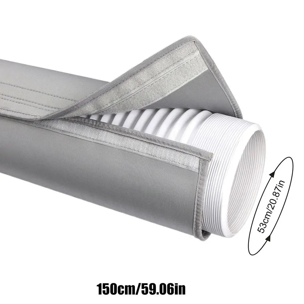 Universal AC Hose Cover – Waterproof Heat Insulation Wrap AC Hose Cover Axl Gray