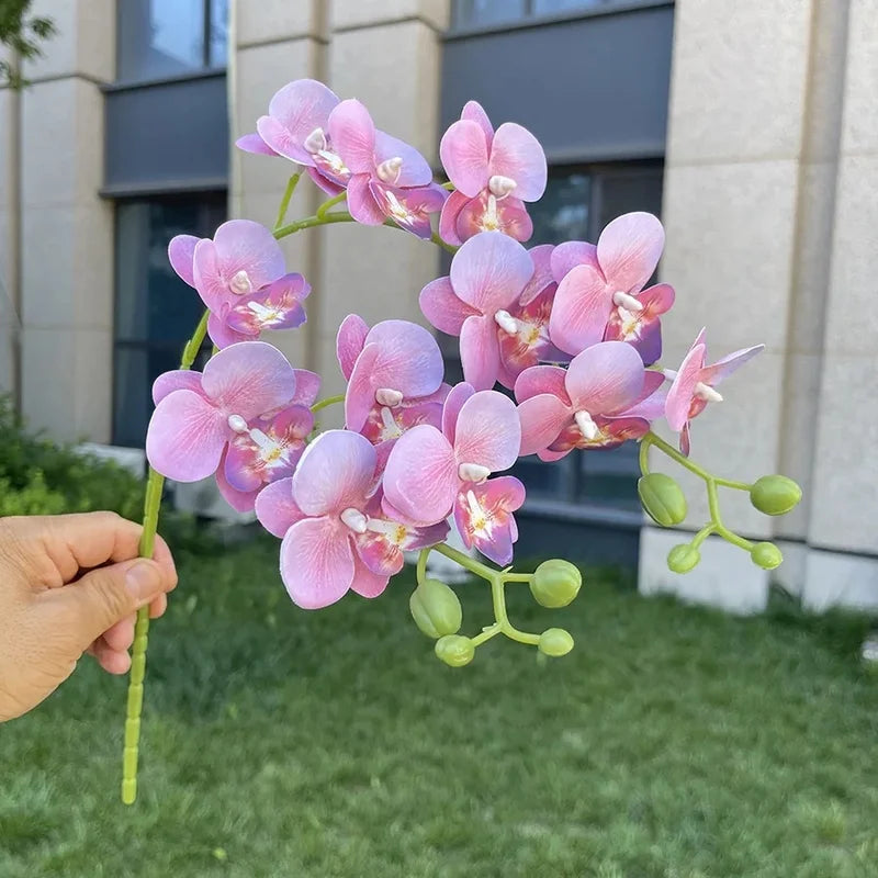 Artificial Phalaenopsis Orchid Stems – Lifelike Fake Flower Decor Artificial Flower Stems Axl