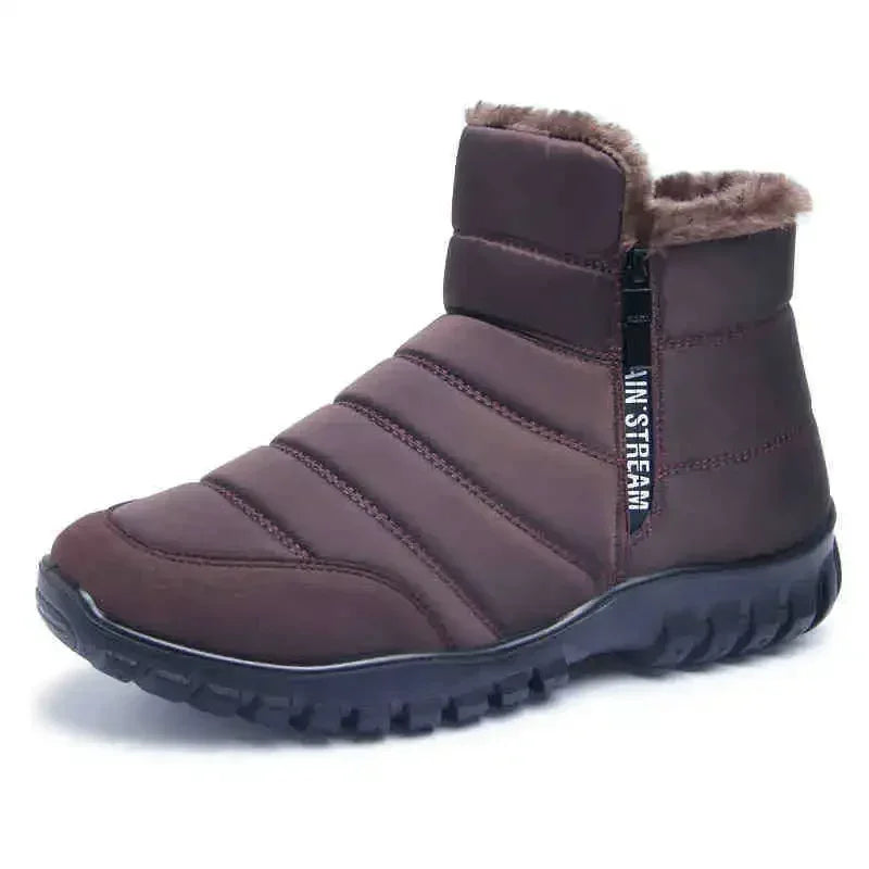 Men's Plush Ankle Snow Boots | Zip Winter Boots EU 34–47 Men's Snow Boots Axl