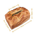 Bread Toast Tissue Box – Funny Novelty Napkin Holder Decor Novelty Tissue Holder Axl 1PC