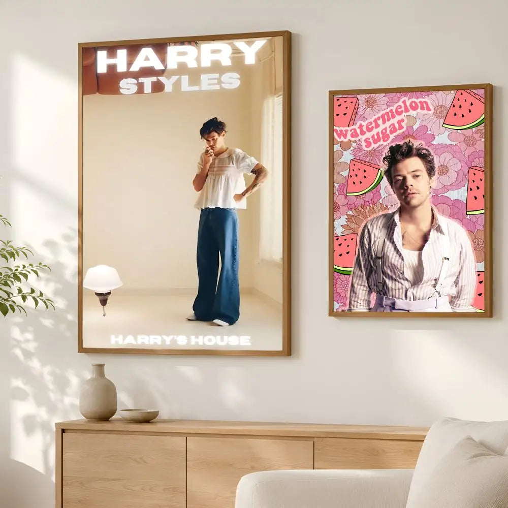 Harry Styles HD Self-Stick Wall Art Poster – Waterproof Decor Wall Art Poster Axl