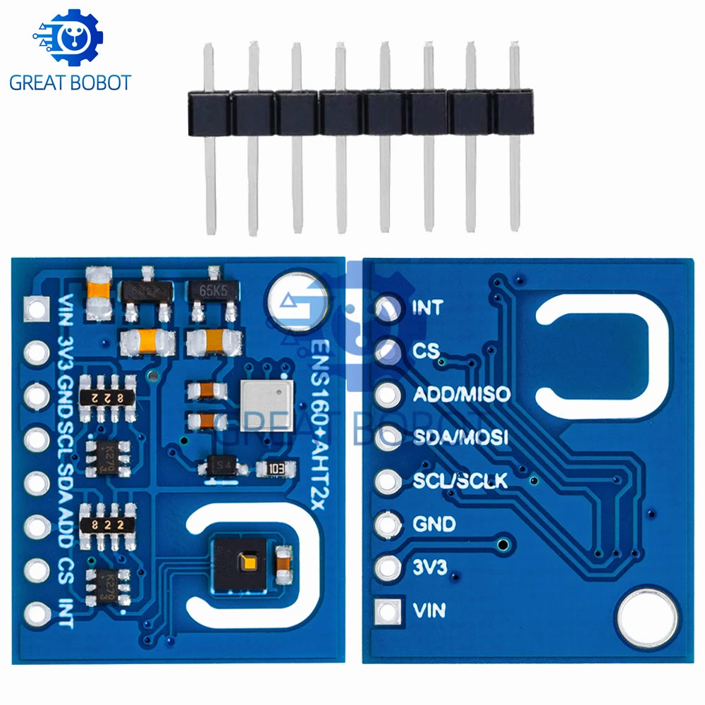 ENS160 AHT21 CO2 TVOC Air Quality Temp Humidity Sensor Arduino Air Quality Sensor Axl