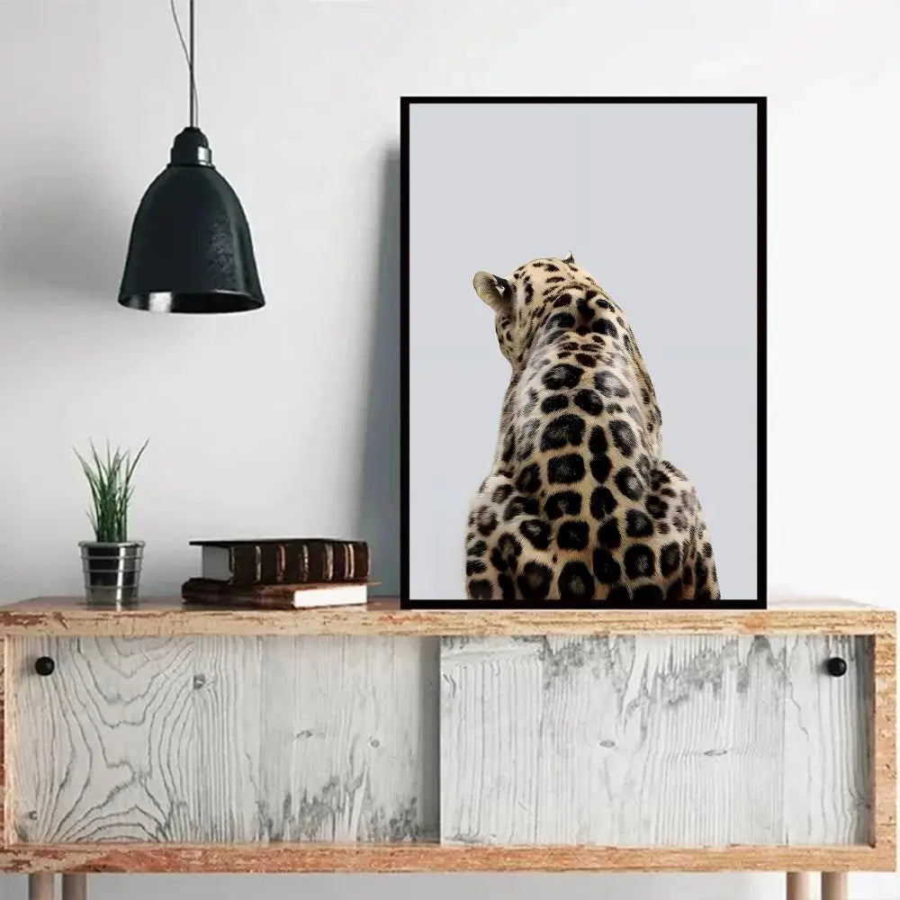 Leopard Fashion Wall Poster – Modern Home Décor Sticker Decorative Wall Poster Axl