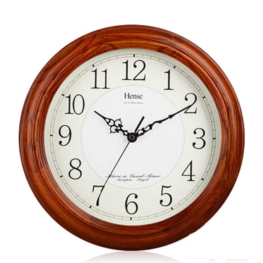 34cm Silent Wall Clock – Luminous Calendar Shabby Chic Decor Silent Wall Clock Axl