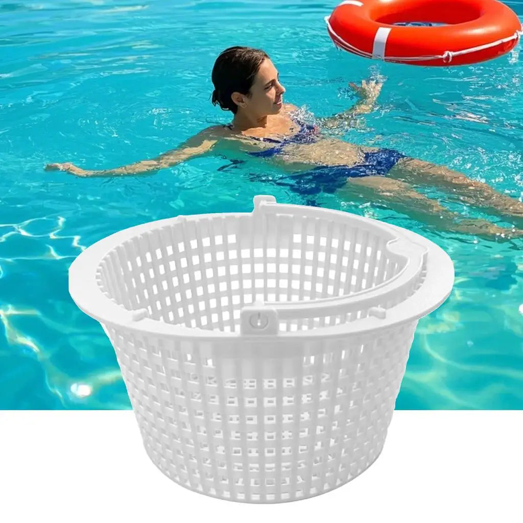 Pool Skimmer Basket with Handle – Anti-Clog Pool Strainer Pool Skimmer Basket Axl