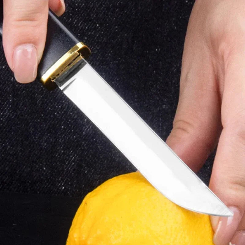 Stainless Steel Fixed Blade Knife – Dragon & Phoenix Design Fixed Blade Knife Axl
