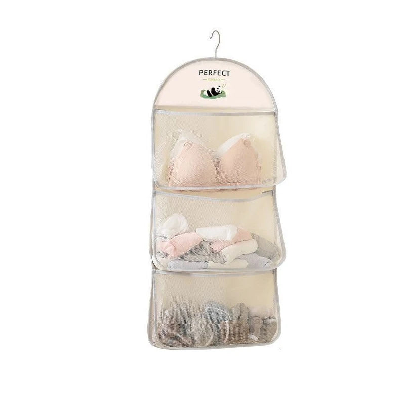 Wall Hanging Mesh Storage Bag – Wardrobe & Closet Organizer Hanging Storage Bag Axl A3